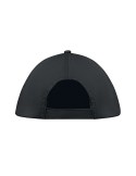 Casquette baseball 5 pans publicitaire personnalisée BUZZ Matières : coton Couleurs : noir goodies publicitaire durable