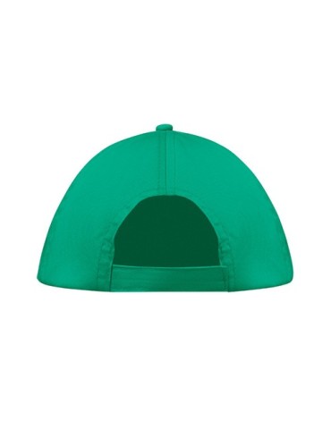 Casquette baseball 5 pans publicitaire personnalisée BUZZ Matières : coton Couleurs : vert cadeau affaires élégant