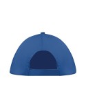 Casquette baseball 5 pans publicitaire personnalisée BUZZ Matières : coton Couleurs : bleu royal goodies personnalisé en stock