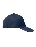 Casquette baseball 5 pans publicitaire personnalisée BUZZ Matières : coton Couleurs : bleu marine impression haute définition