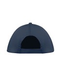 Casquette baseball 5 pans publicitaire personnalisée BUZZ Matières : coton Couleurs : bleu marine personnalisation sur mesure