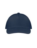 Casquette baseball 5 pans publicitaire personnalisée BUZZ Matières : coton Couleurs : bleu marine goodies entreprise design