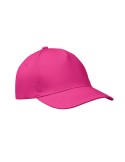 Casquette baseball 5 pans publicitaire personnalisée BUZZ Matières : coton Couleurs : fuchsia goodies publicitaire événementiel