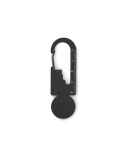 Porte-clés multifonctionnel publicitaire personnalisé MULTIKEY Couleurs : noir Matières : acier inoxydable recyclé cadeau entrep