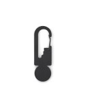 Porte-clés multifonctionnel publicitaire personnalisé MULTIKEY Couleurs : noir Matières : acier inoxydable recyclé impression ha