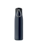 Bouteille double paroi personnalisée 500 ml CORDLE Couleurs : bleu marine Matières : acier inoxydable recyclé goodies publicitai