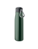 Bouteille double paroi personnalisée 500 ml CORDLE Couleurs : vert foncé Matières : acier inoxydable recyclé goodies publicitair