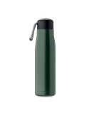 Bouteille double paroi personnalisée 500 ml CORDLE Couleurs : vert foncé Matières : acier inoxydable recyclé livraison express 2