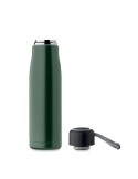 Bouteille double paroi personnalisée 500 ml CORDLE Couleurs : vert foncé Matières : acier inoxydable recyclé marquage couleur éc