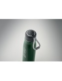 Bouteille double paroi personnalisée 500 ml CORDLE Couleurs : vert foncé Matières : acier inoxydable recyclé cadeau affaires élé