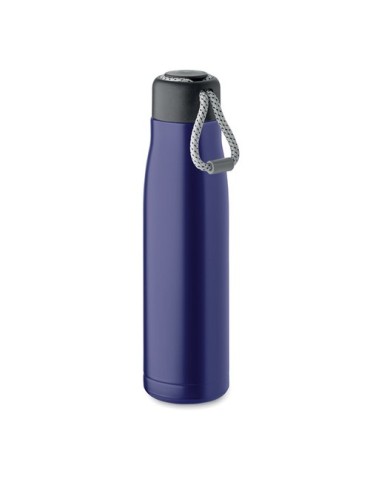Bouteille double paroi personnalisée 500 ml CORDLE Couleurs : bleu royal Matières : acier inoxydable recyclé cadeau entreprise p