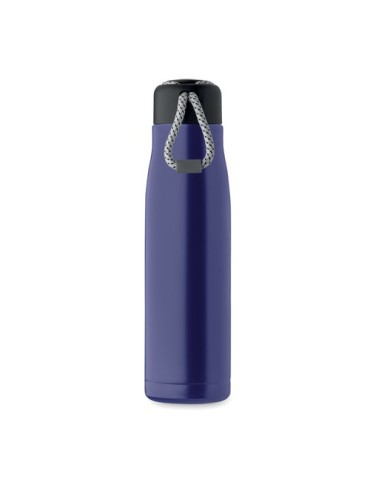Bouteille double paroi personnalisée 500 ml CORDLE Couleurs : bleu royal Matières : acier inoxydable recyclé objet promo petit b