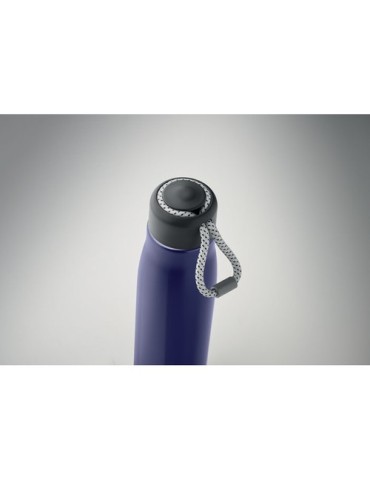 Bouteille double paroi personnalisée 500 ml CORDLE Couleurs : bleu royal Matières : acier inoxydable recyclé goodies entreprise 