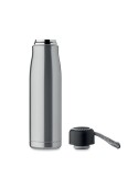 Bouteille double paroi personnalisée 500 ml CORDLE Couleurs : argenté mat Matières : acier inoxydable recyclé cadeau client orig