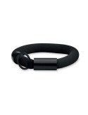 Bracelet porte-clés flottant personnalisé POLLY Matières : PET Couleurs : noir cadeau entreprise pas cher