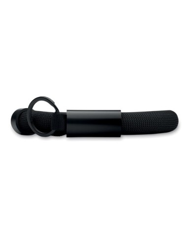 Bracelet porte-clés flottant personnalisé POLLY Matières : PET Couleurs : noir livraison express 24h 48h
