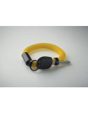 Bracelet porte-clés flottant personnalisé POLLY Matières : PET Couleurs : jaune objet publicitaire robuste