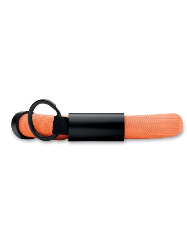 Bracelet porte-clés flottant personnalisé POLLY Matières : PET Couleurs : orange impression haute définition
