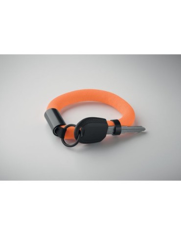 Bracelet porte-clés flottant personnalisé POLLY Matières : PET Couleurs : orange goodies entreprise design