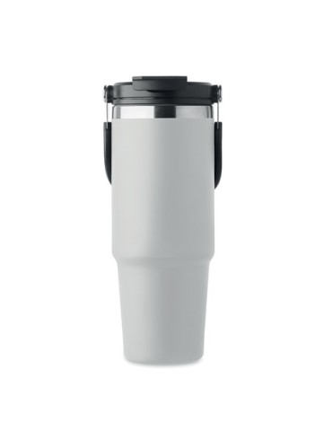 Gobelet double paroi personnalisé 850 ml SUMA HAND Couleurs : blanc Matières : acier inoxydable recyclé livraison express 24h 48