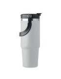 Gobelet double paroi personnalisé 850 ml SUMA HAND Couleurs : blanc Matières : acier inoxydable recyclé goodies publicitaire dur