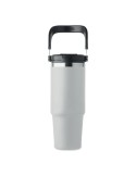Gobelet double paroi personnalisé 850 ml SUMA HAND Couleurs : blanc Matières : acier inoxydable recyclé personnalisable avec vot