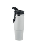 Gobelet double paroi personnalisé 850 ml SUMA HAND Couleurs : blanc Matières : acier inoxydable recyclé marquage laser ultra pré