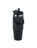 Gobelet double paroi personnalisé 850 ml SUMA HAND Couleurs : noir Matières : acier inoxydable recyclé personnalisable avec votr