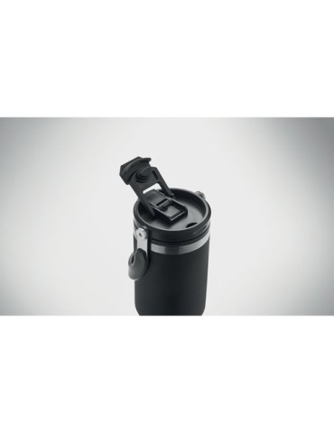 Gobelet double paroi personnalisé 850 ml SUMA HAND Couleurs : noir Matières : acier inoxydable recyclé personnalisation sur mesu