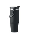 Gobelet double paroi personnalisé 850 ml SUMA HAND Couleurs : noir Matières : acier inoxydable recyclé cadeau entreprise pas che