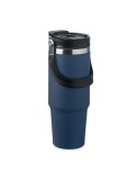 Gobelet double paroi personnalisé 850 ml SUMA HAND Couleurs : bleu marine Matières : acier inoxydable recyclé objet promotionnel