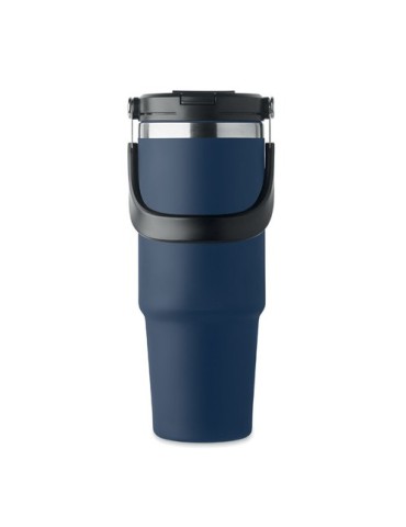 Gobelet double paroi personnalisé 850 ml SUMA HAND Couleurs : bleu marine Matières : acier inoxydable recyclé objet publicitaire