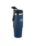 Gobelet double paroi personnalisé 850 ml SUMA HAND Couleurs : bleu marine Matières : acier inoxydable recyclé objet promo petit 
