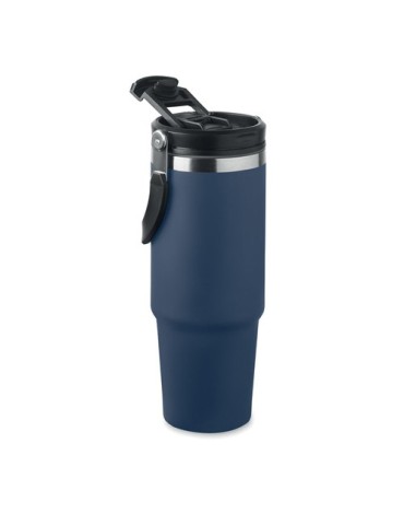 Gobelet double paroi personnalisé 850 ml SUMA HAND Couleurs : bleu marine Matières : acier inoxydable recyclé personnalisation r