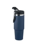 Gobelet double paroi personnalisé 850 ml SUMA HAND Couleurs : bleu marine Matières : acier inoxydable recyclé personnalisation r