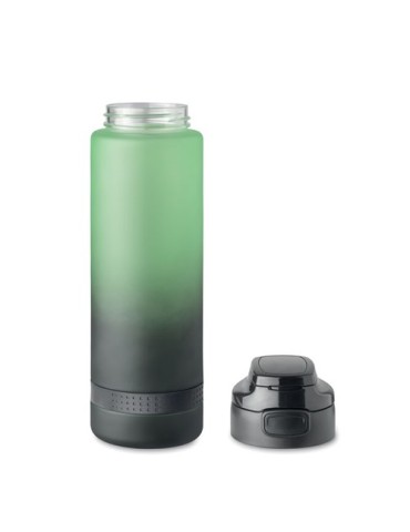 Bouteille de sport  1L en RPET - LEVEL Matières : PET recyclé Couleurs : vert impression haute définition