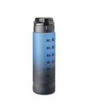 Bouteille de sport  1L en RPET - LEVEL Matières : PET recyclé Couleurs : bleu personnalisable avec votre logo