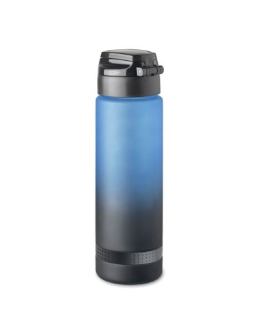 Bouteille de sport  1L en RPET - LEVEL Matières : PET recyclé Couleurs : bleu personnalisation rapide en France