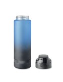 Bouteille de sport  1L en RPET - LEVEL Matières : PET recyclé Couleurs : bleu personnalisable avec votre logo