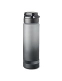 Bouteille de sport  1L en RPET - LEVEL Matières : PET recyclé Couleurs : blanc marquage laser ultra précis