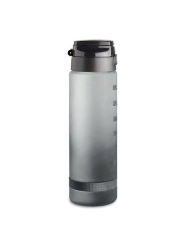 Bouteille de sport  1L en RPET - LEVEL Matières : PET recyclé Couleurs : blanc personnalisation sur mesure