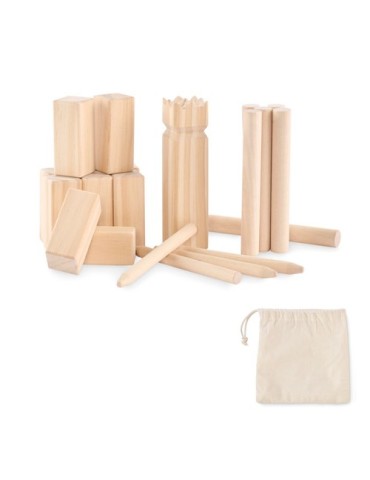 Jeu de lancer en pin personnalisé KING PETIT Matières : bois Couleurs : bois