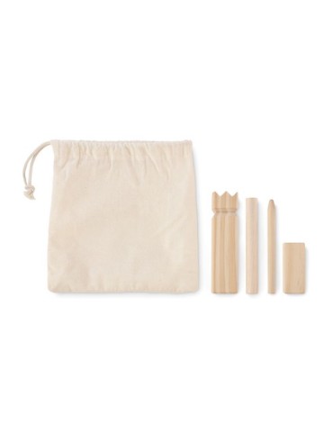 Jeu de lancer en pin personnalisé KING PETIT Matières : bois Couleurs : bois 2