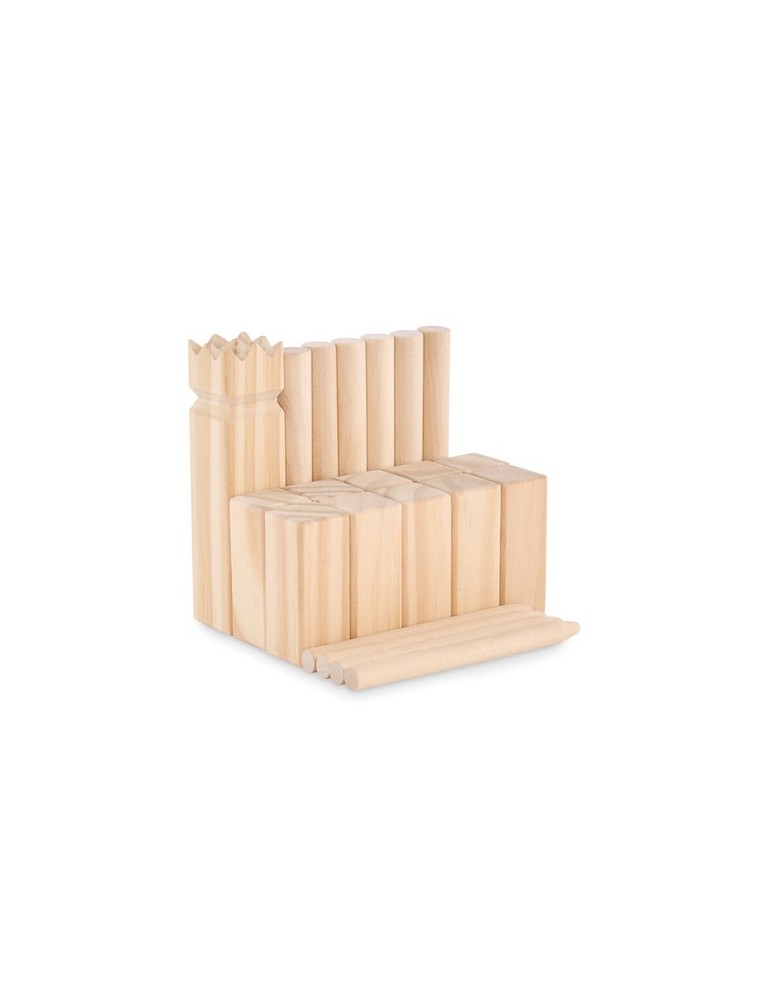 Jeu de lancer en pin personnalisé KING PETIT Matières : bois Couleurs : bois cadeau entreprise pas cher