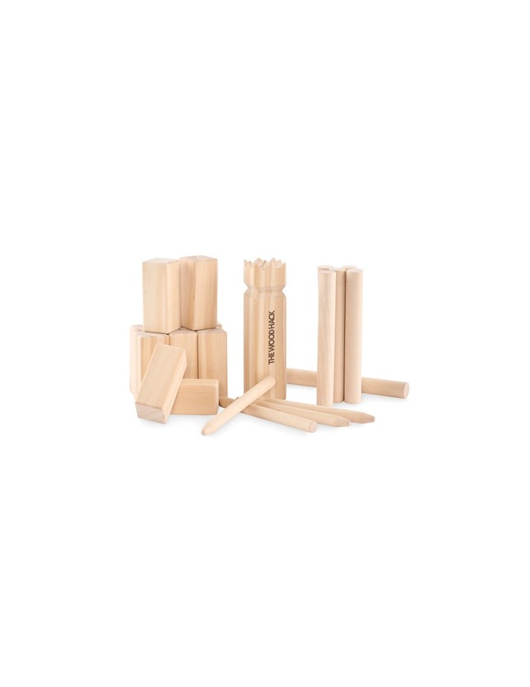 Jeu de lancer en pin personnalisé KING PETIT Matières : bois Couleurs : bois impression haute définition