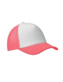 Casquette publicitaire personnalisée BUBBLE Matières : polyéthylène (PE) Couleurs : fuchsia fluo