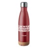 Bouteille isotherme double paroi  de 500 ml en acier inoxydable - ASPEN CORK Matières : acier inoxydable Couleurs : bordeaux cad