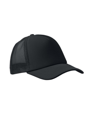 Casquette publicitaire personnalisée BUBBLE Matières : polyéthylène (PE) Couleurs : noir goodies entreprise design