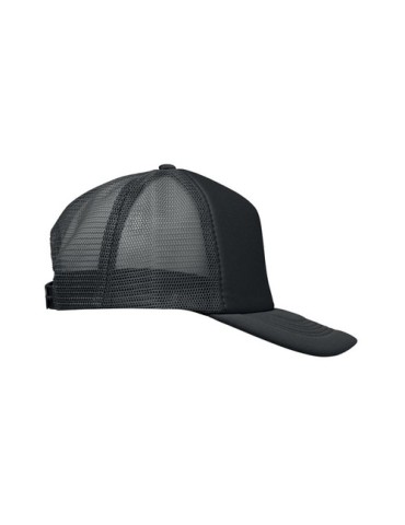 Casquette publicitaire personnalisée BUBBLE Matières : polyéthylène (PE) Couleurs : noir cadeau entreprise pas cher