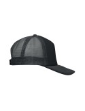 Casquette publicitaire personnalisée BUBBLE Matières : polyéthylène (PE) Couleurs : noir cadeau entreprise pas cher